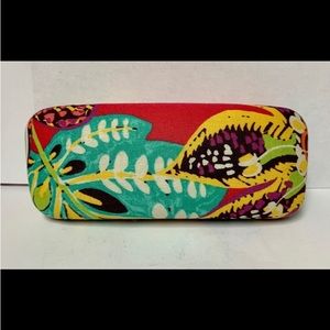 VERA BRADLEY DESIGNER CLAMSHELL EYEGLASS/SUNGLASS CASE large bolsa ?